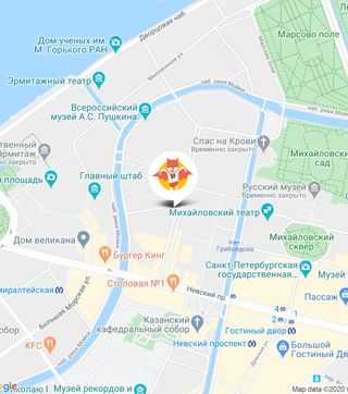 Местоположение главного штаба Cat Energy на карте